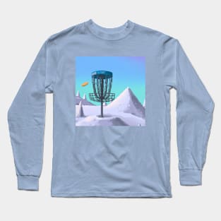 Disc Golf in the Snowy Tundra Long Sleeve T-Shirt